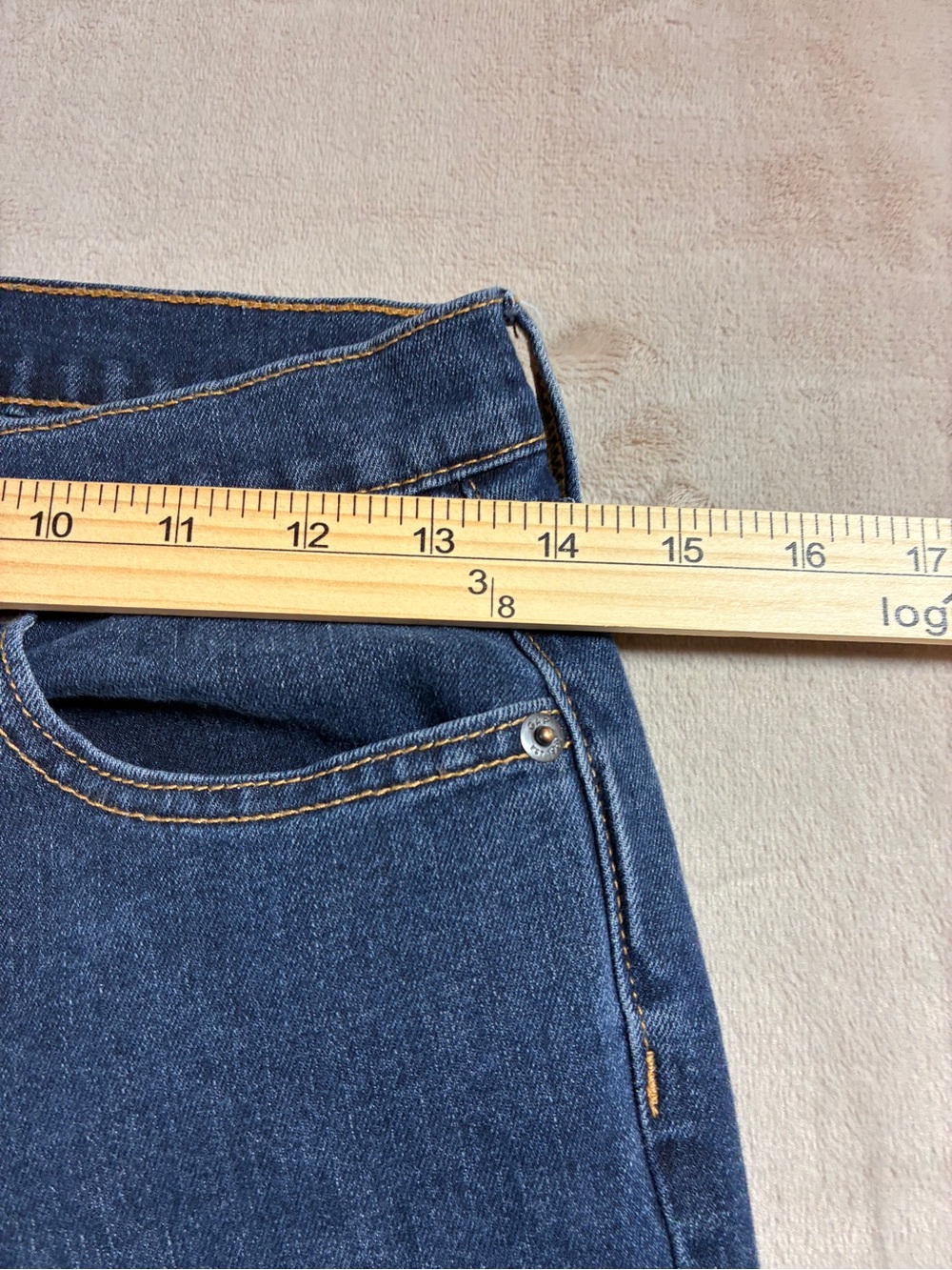Gap Perfect Bootcut Jeans Dark Rinse Y2K Stretch Flare Women’s Size 2 26R - Picture 8 of 11